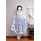 Cat Romance Cellophane Candy Wrapper Bunny Ears Overdress(Reservation/4 Colours/Full Payment Without Shipping)